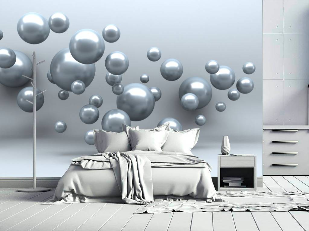 Фотообои Шарики из стали  10-598