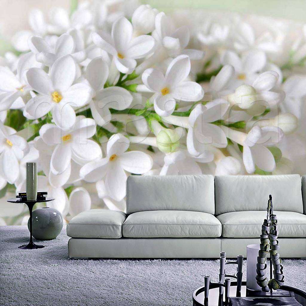 Фотообои Белая воздушная сирень  9-169