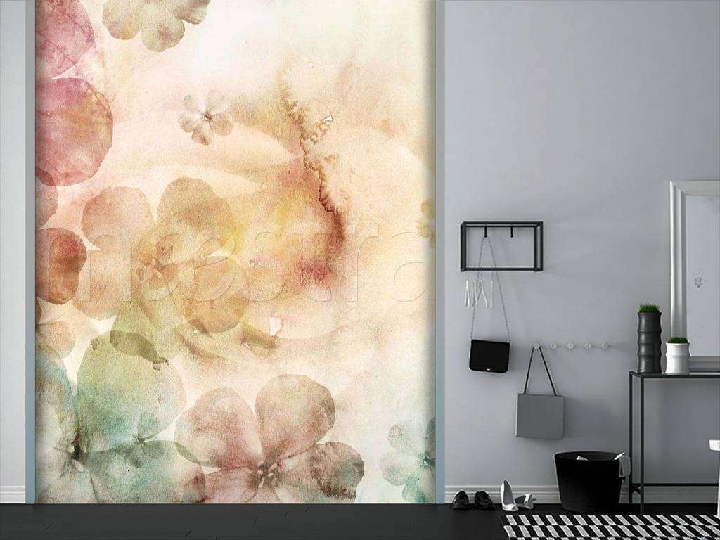 Фотообои Бесшовные обои на стену:  Цветы на рисунке. Артикул: 9-056  