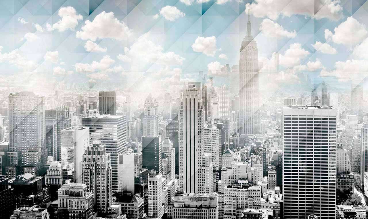 Фотообои в интерьере нью-йорк  13-144 фото