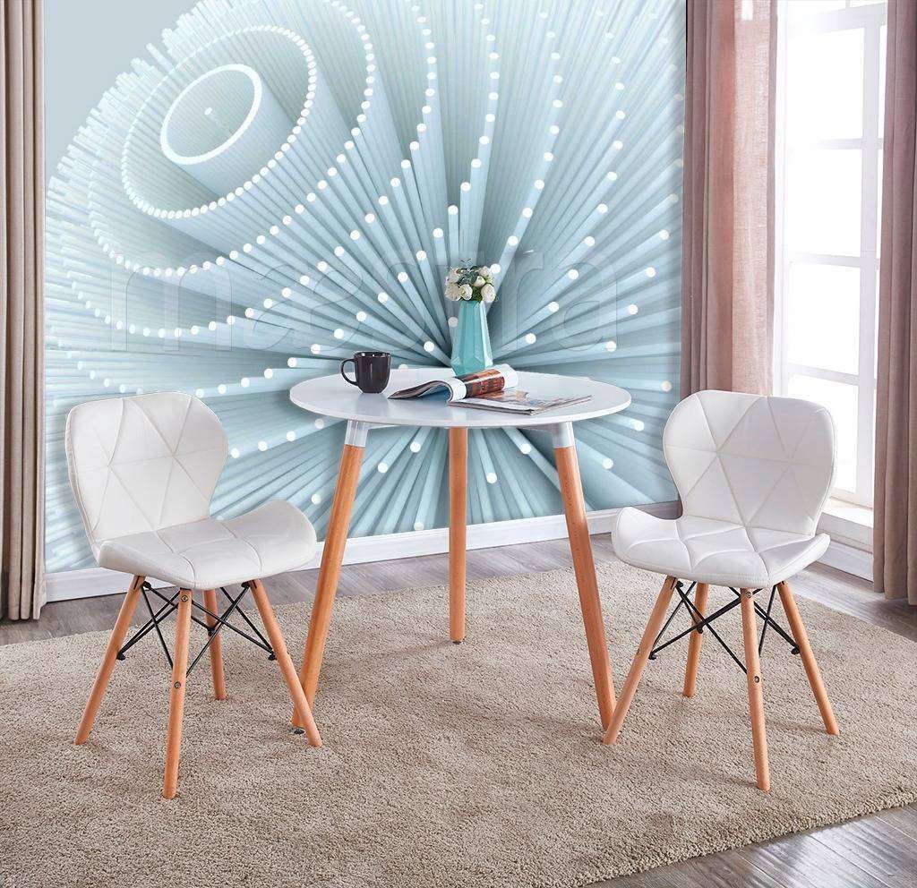 Фотообои Объемная геометрия кругами  10-442