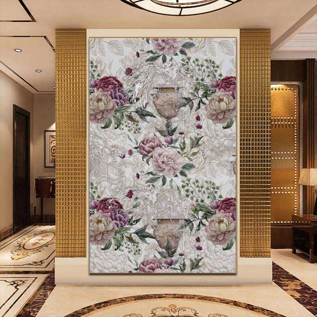 Фотообои Фон с цветами  7-188