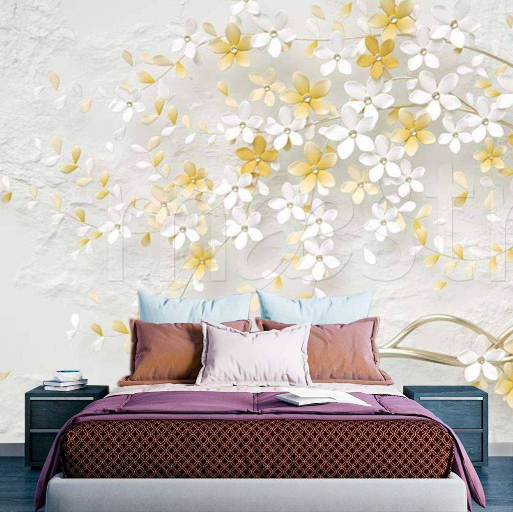 Фотообои в интерьере 3д ветка  15-030 фото