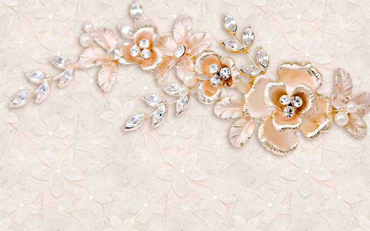 Фотообои в интерьере 3д цветы  7-810 фото