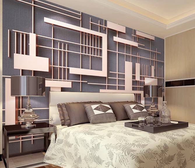 Фотообои Розовое золото 3д  15-424