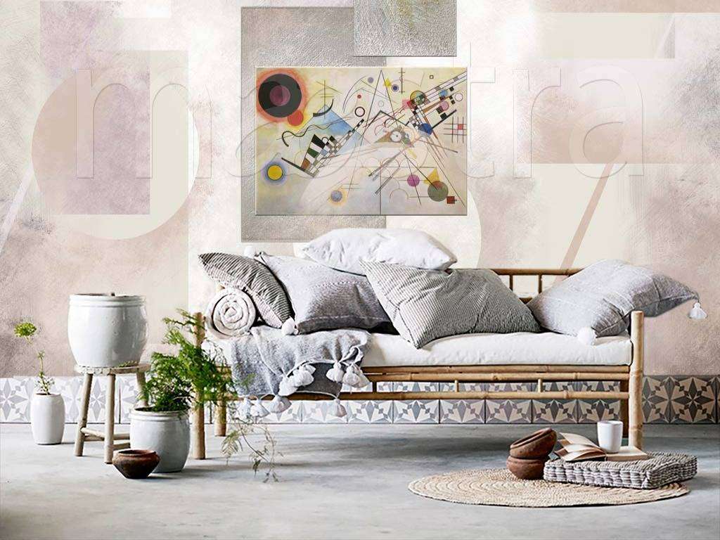 Фотообои Абстракция серая  7-835