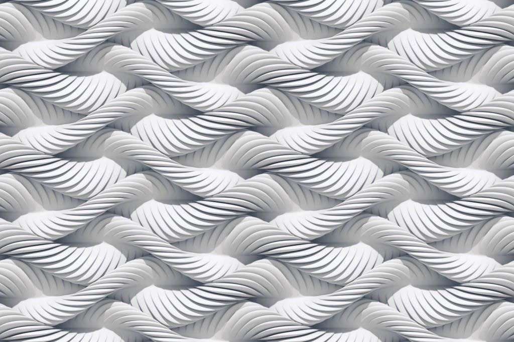 Фотообои в интерьере 3д абстракция волны  10-801 фото