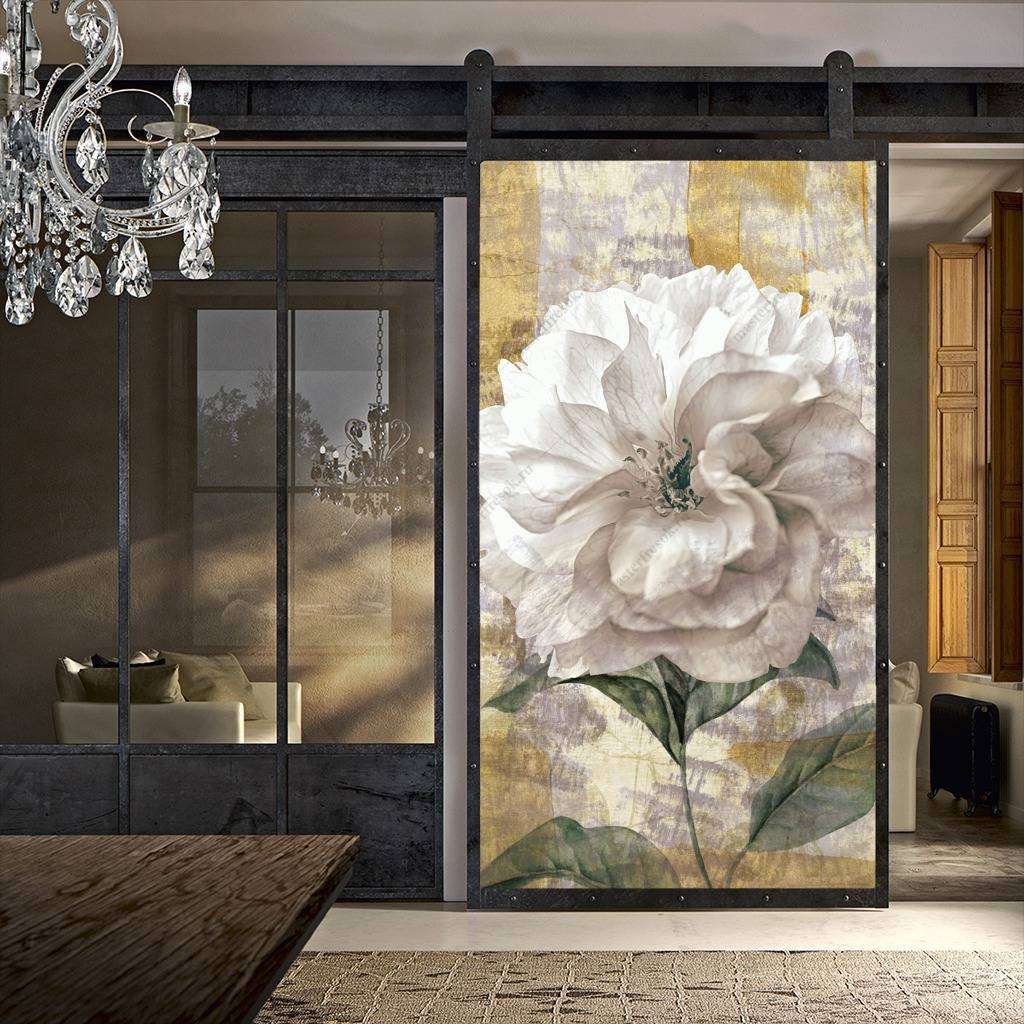 Фотообои в интерьере 3д пион  10-641 фото