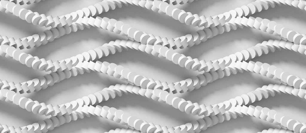 Фотообои в интерьере 3д геометрическая волна  10-802 фото