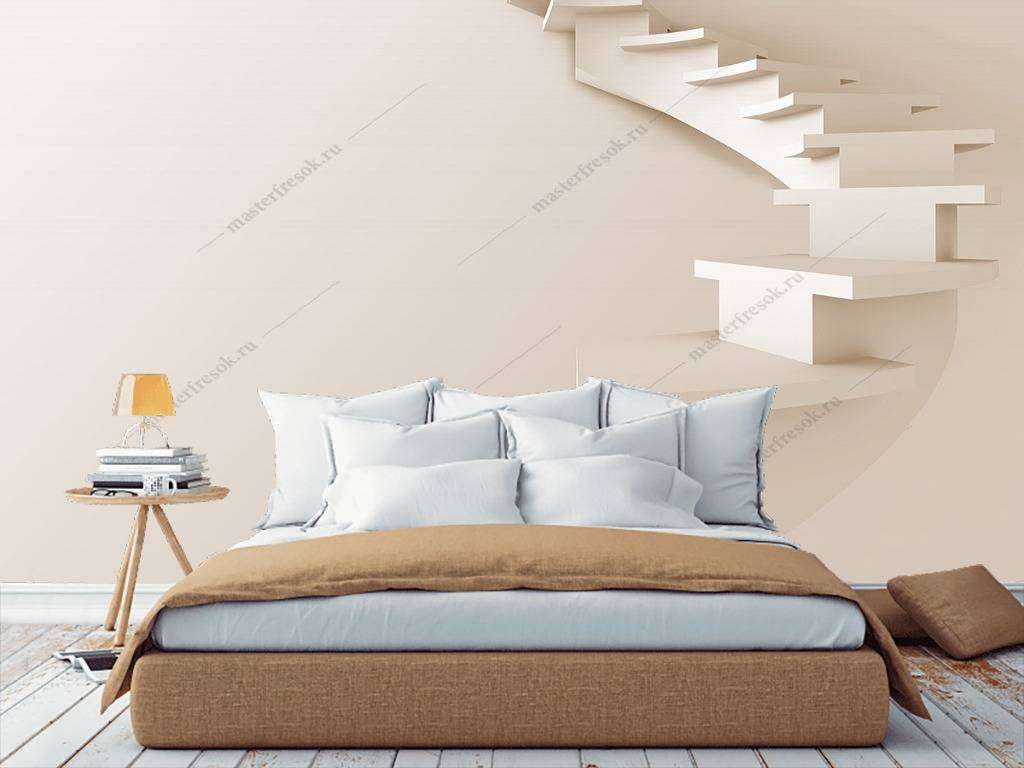 Фотообои Бесшовные обои на стену:  3д лестница. Артикул: 10-699  
