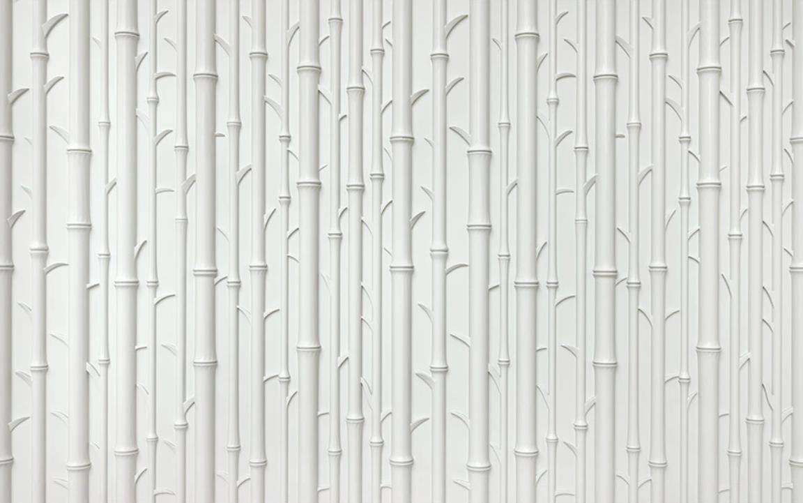 Фотообои в интерьере 3д белые деревья  15-398 фото