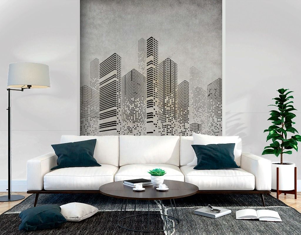 Фотообои Город тетрис  14-549