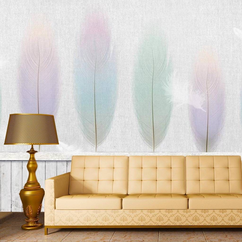 Фотообои Легкие свежие 3д листья  15-429