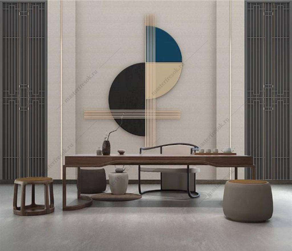 Фотообои в интерьере полукруг  16-059 фото