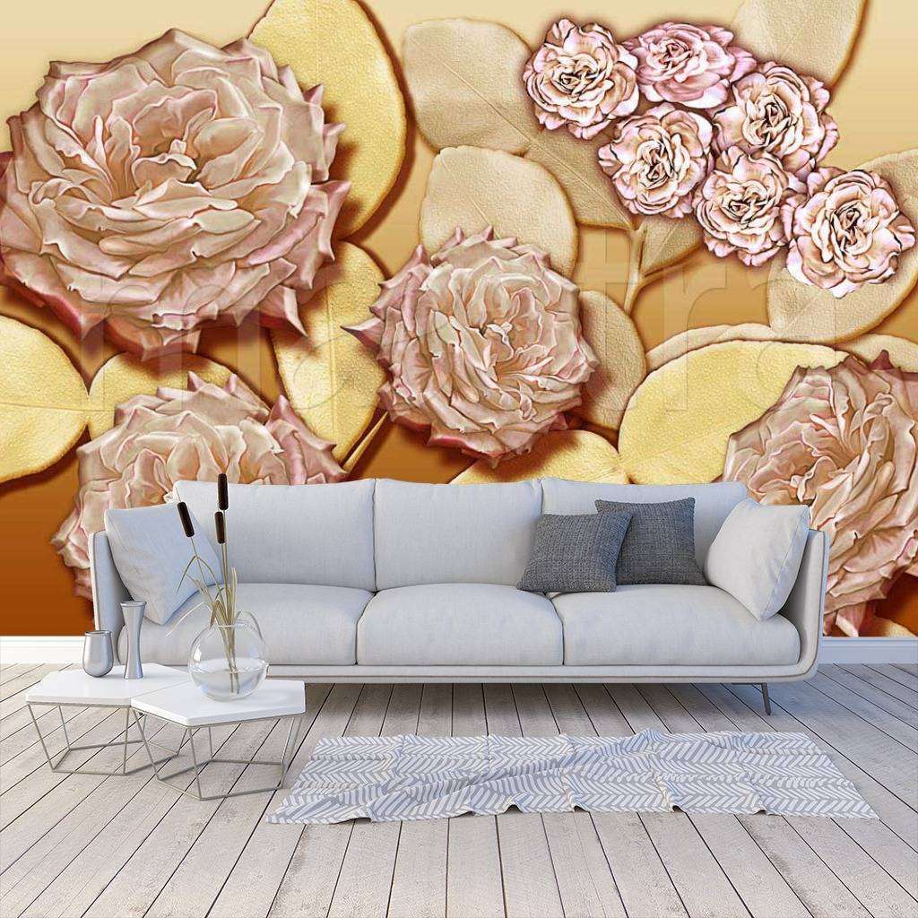 Фотообои 3d розы  7-186
