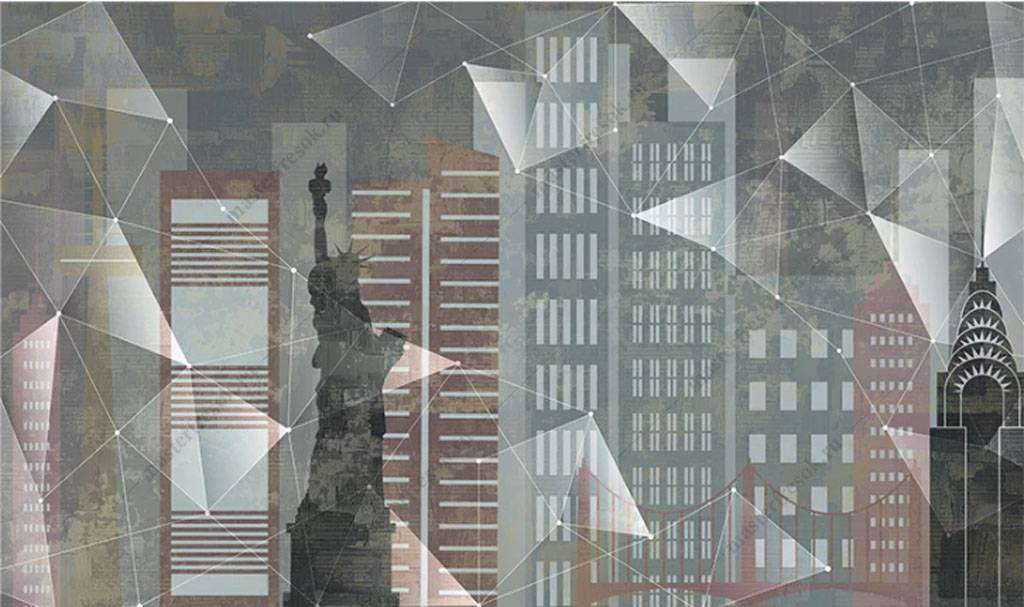 Фотообои в интерьере статуя  15-852 фото