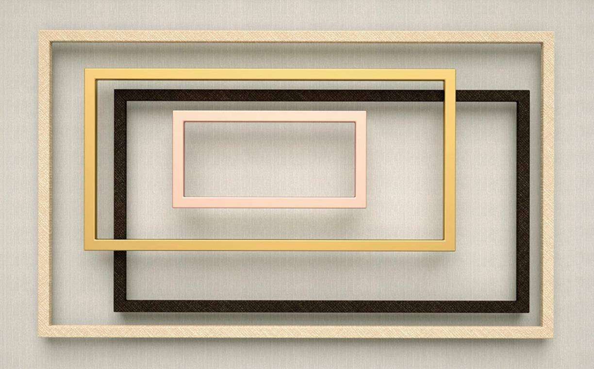 Фотообои в интерьере 3д рамки  15-441 фото