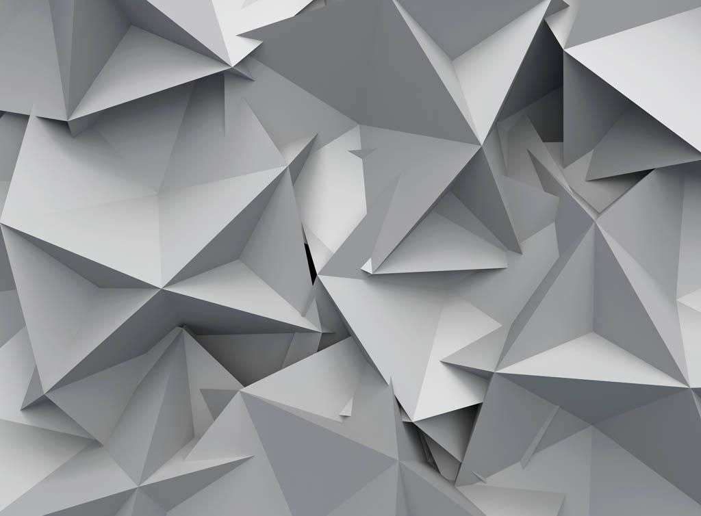 Фотообои в интерьере серый 3д фон  9-1305 фото