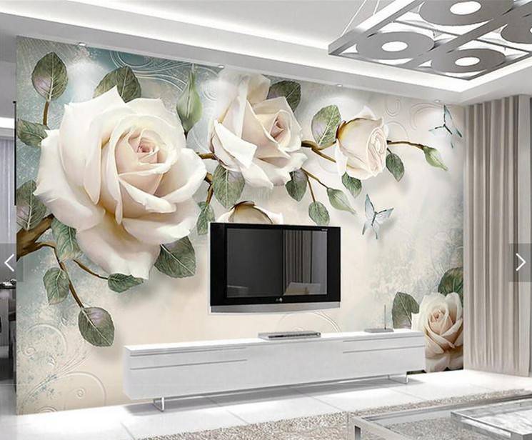 Фотообои Белые розы  10-624