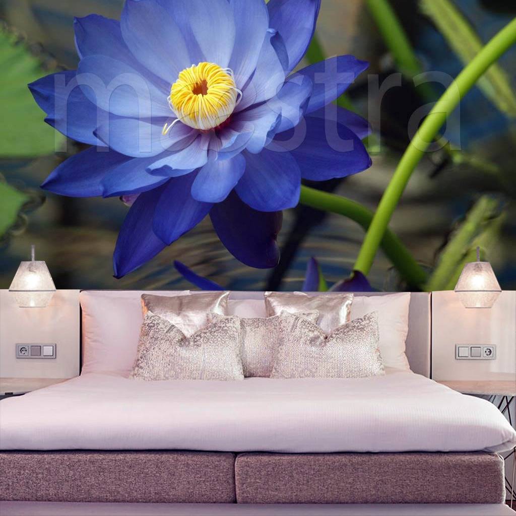 Фотообои Синяя кувшинка  3-199