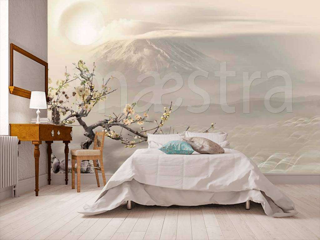 Фотообои Туманное солнце  7-704