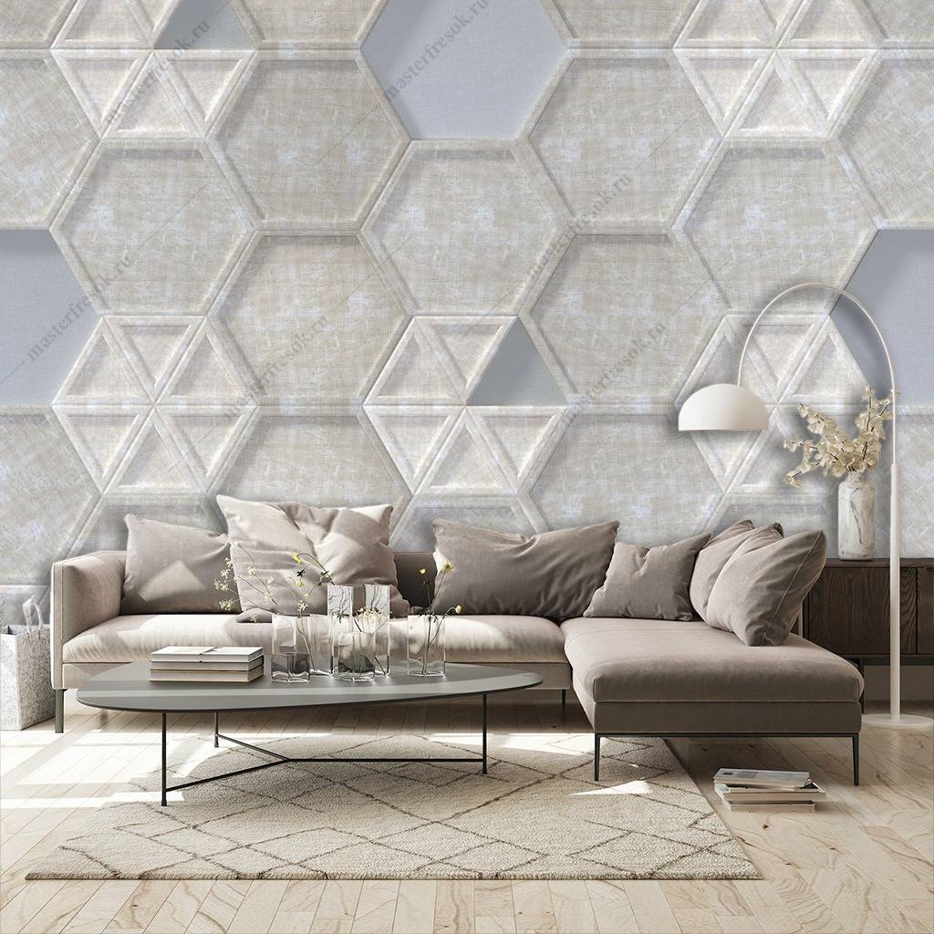 Фотообои 3д соты  10-655