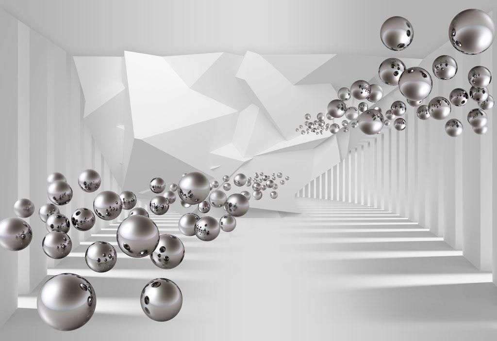 Фотообои в интерьере летящий шар  10-619 фото