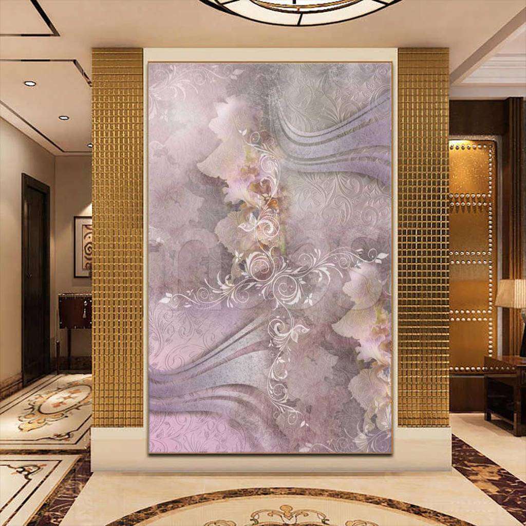 Фотообои Розовые фотообои 3 д с цветами  7-197