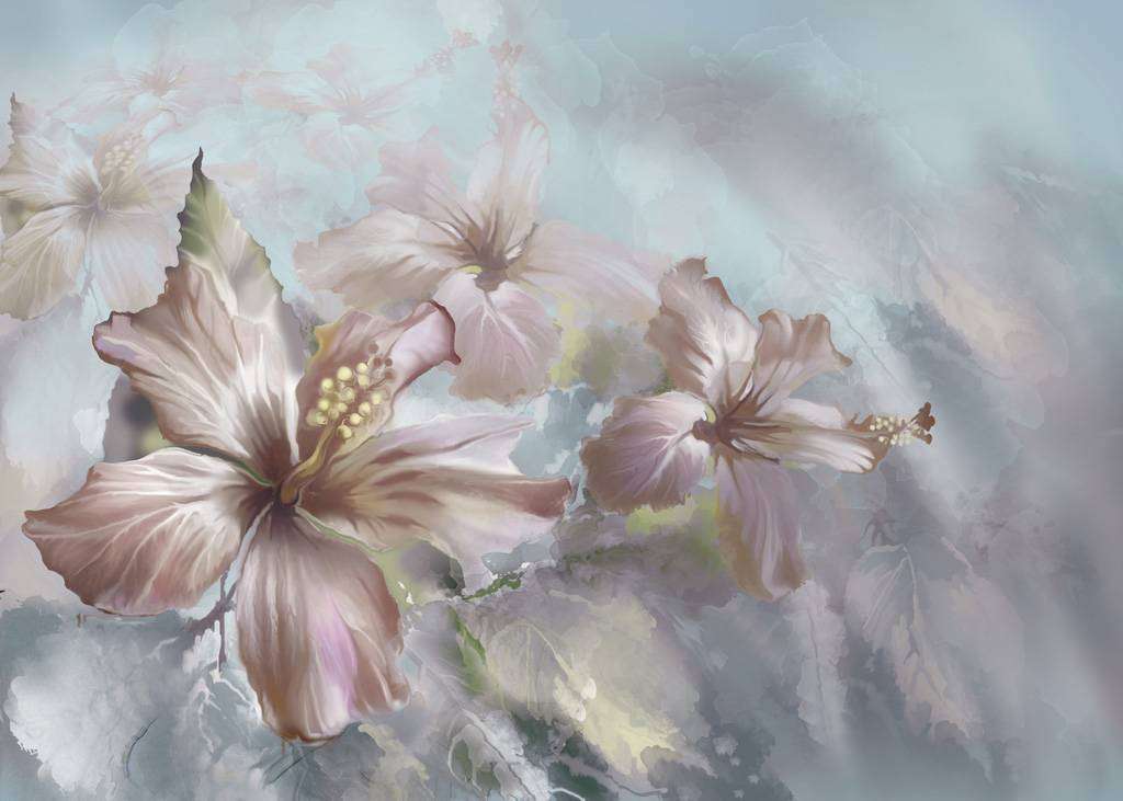 Фотообои в интерьере чайная роза  13-279 фото