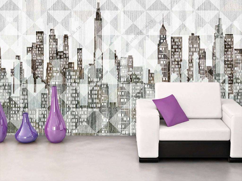 Фотообои в интерьере архитектура города  15-849 фото