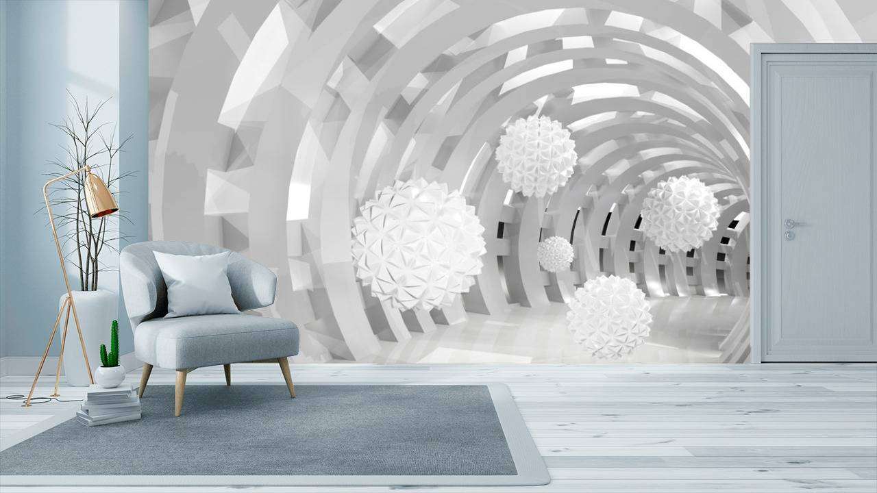 Фотообои в интерьере тоннель  10-615 фото