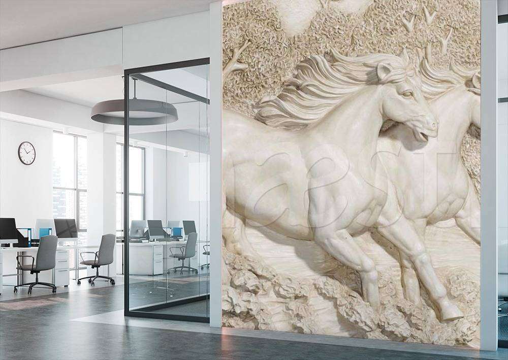 Фотообои Кони 3д  7-813