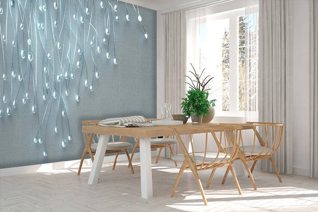 Фотообои Трехмерные стеклянные частицы  15-430