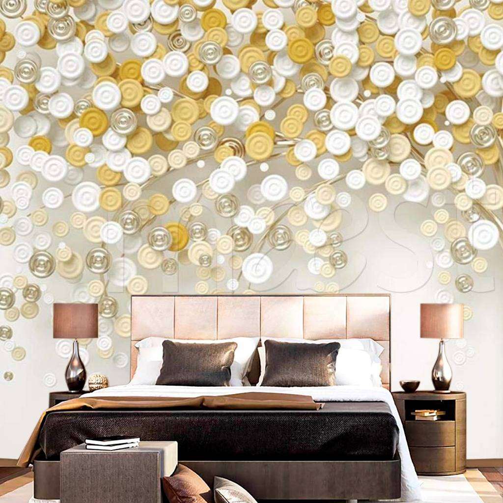 Фотообои в интерьере 3д фон дерево  15-031 фото