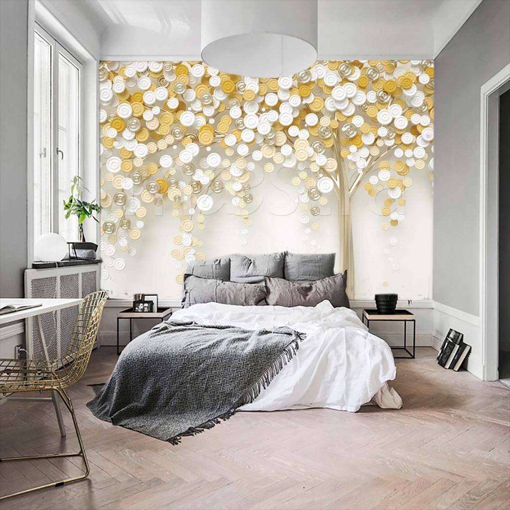 Фотообои 3д фон дерево  15-031