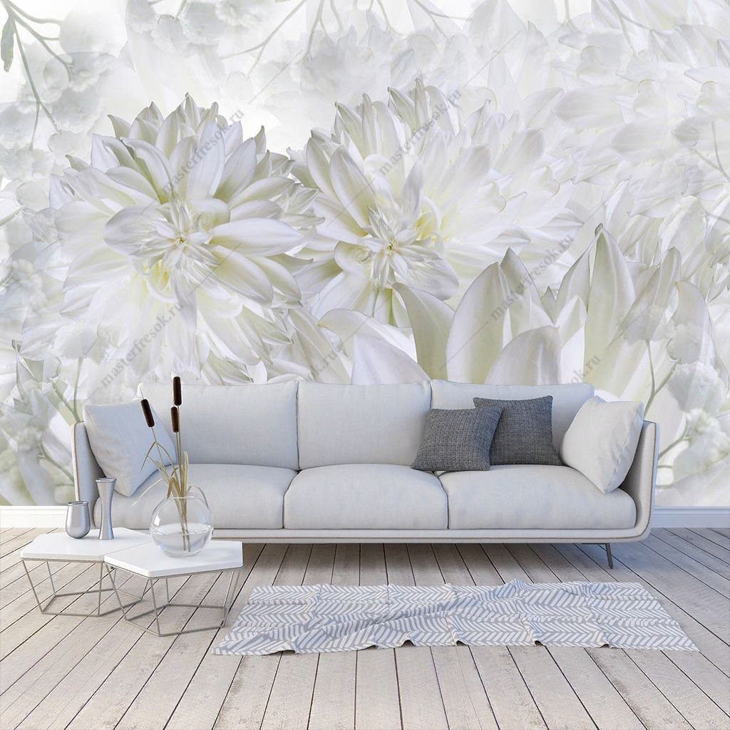 Фотообои Голубой бутон  9-1448