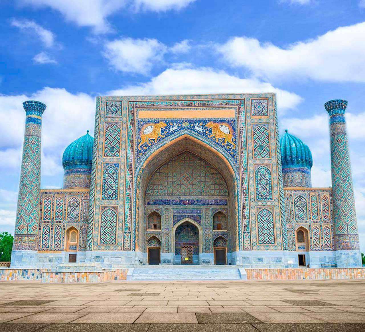 Фотообои в интерьере самарканд. регистан.  7-481 фото
