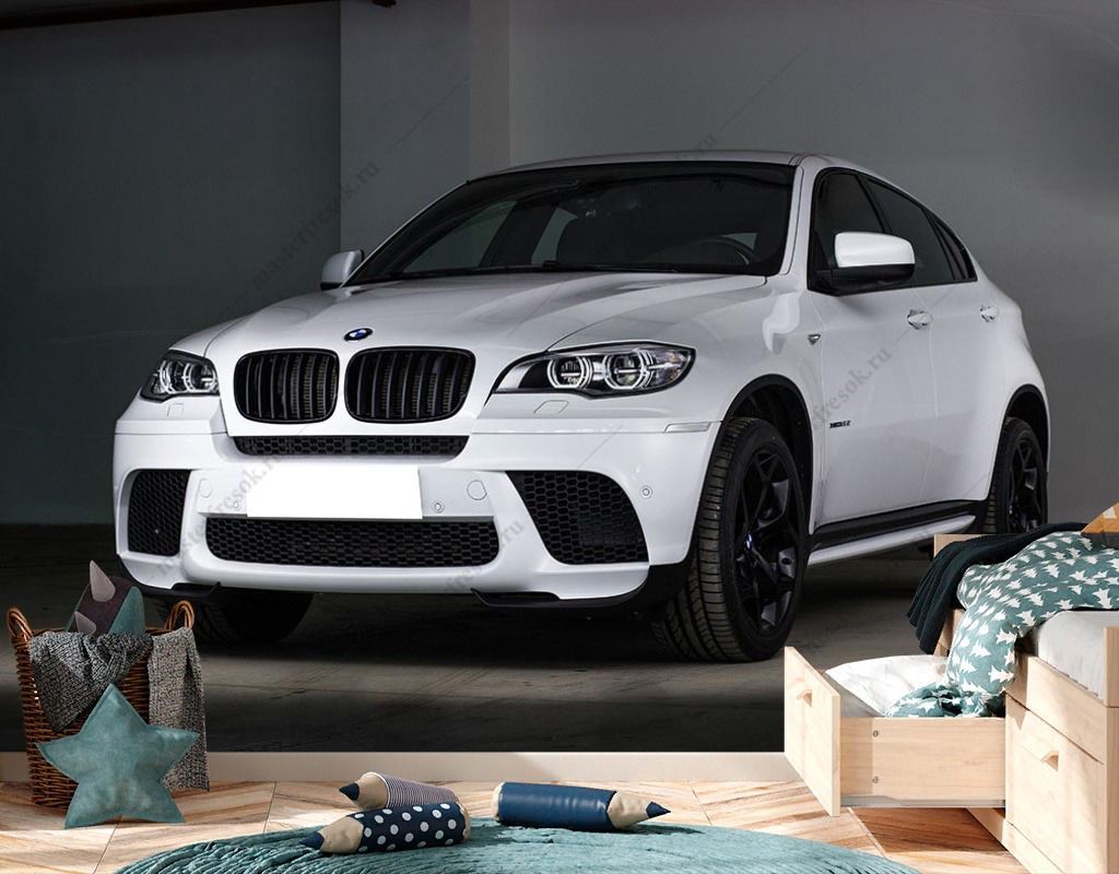 Фотообои Белый BMW  12-1406