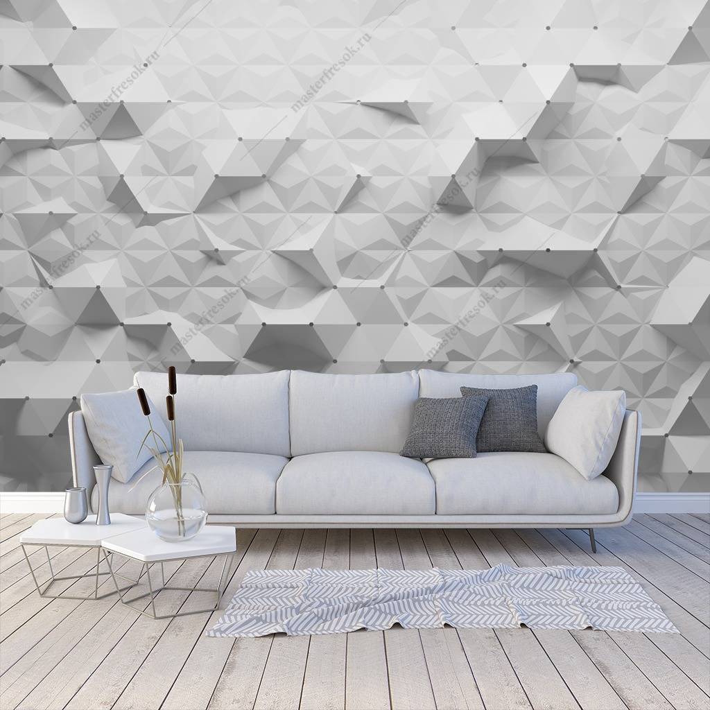 Фотообои 3д объемные соты  10-815