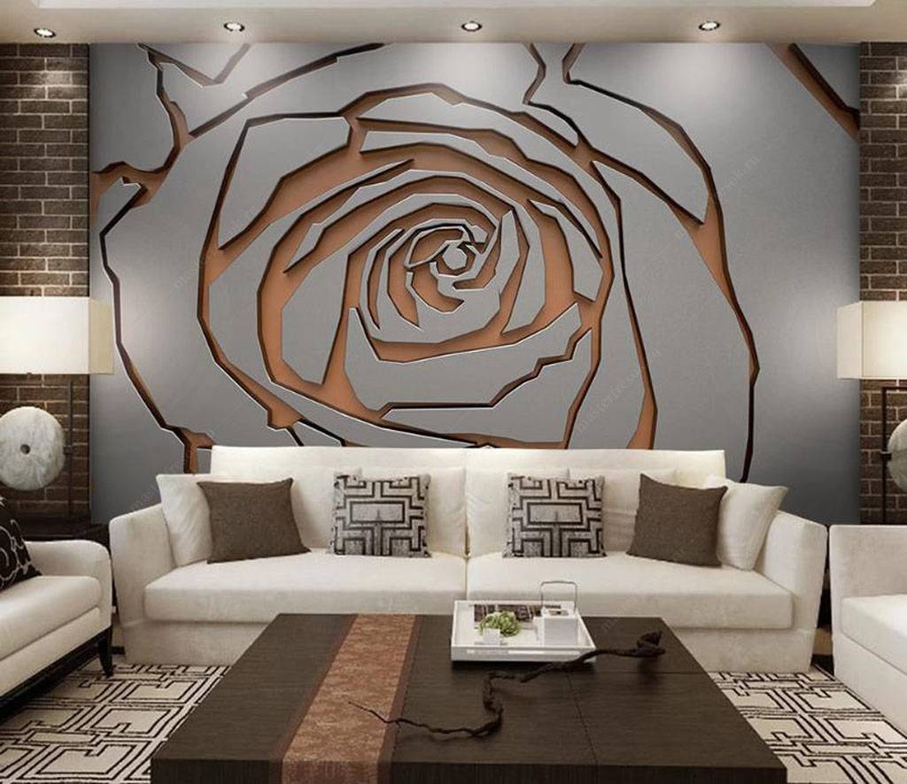 Фотообои Огненная роза  15-755