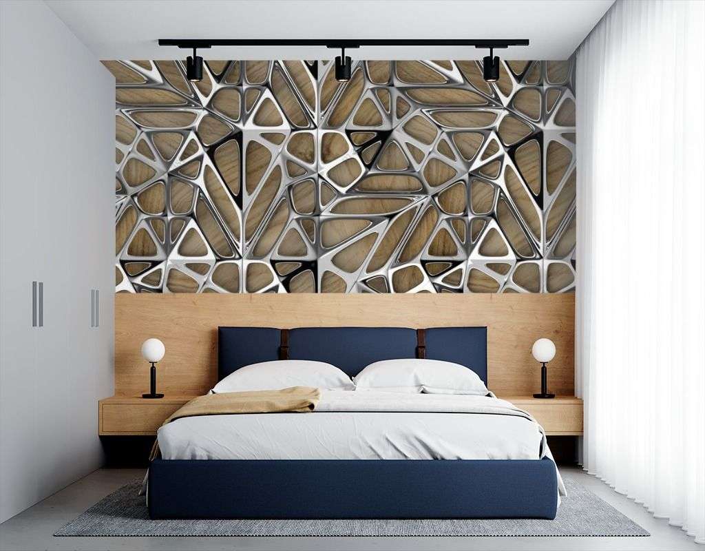 Фотообои в интерьере 3д стекло  9-1585 фото