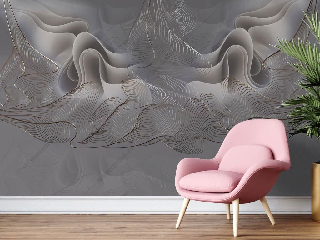 Фотообои Флюид арт абстракция 3д  13-650