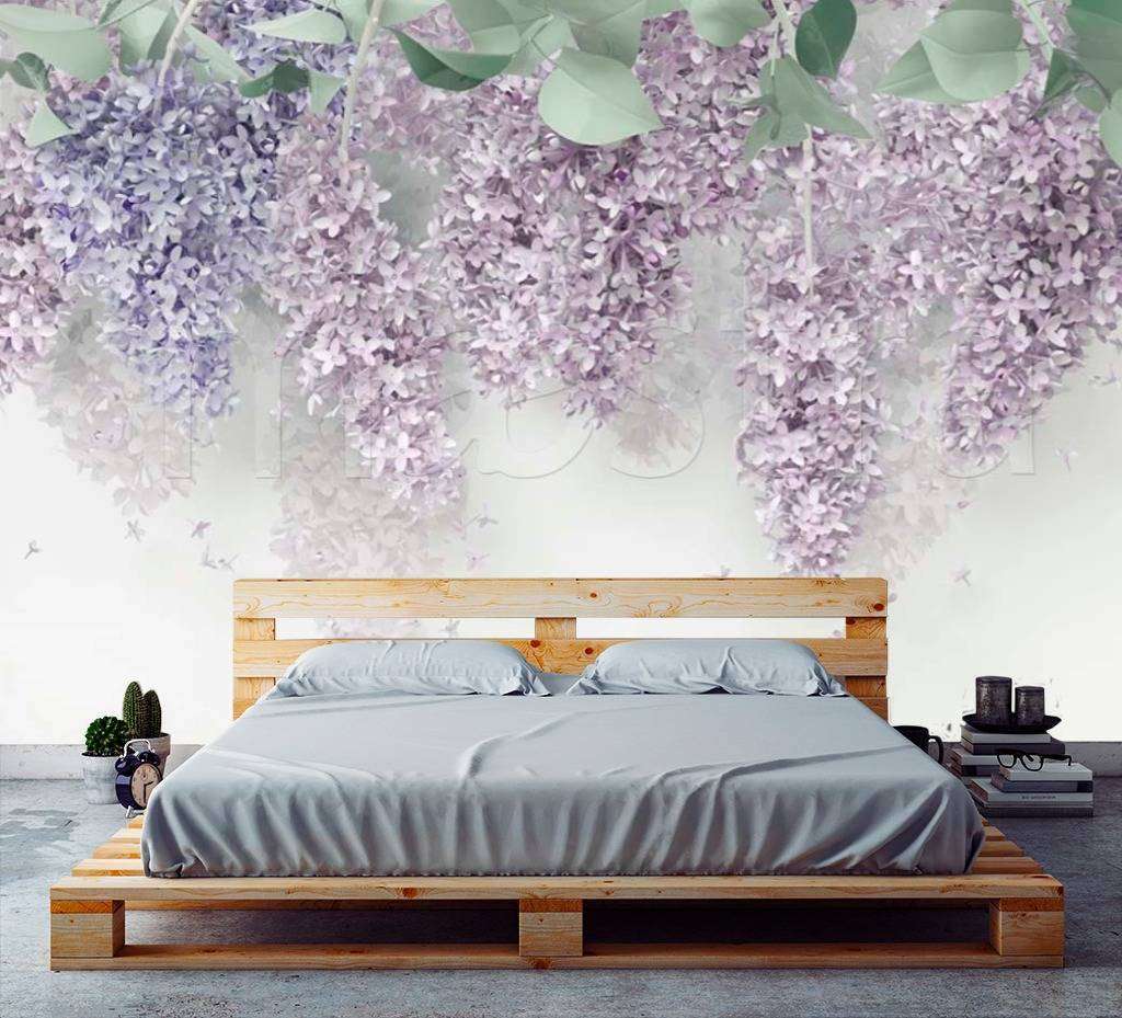 Фотообои 3д сирень  15-038