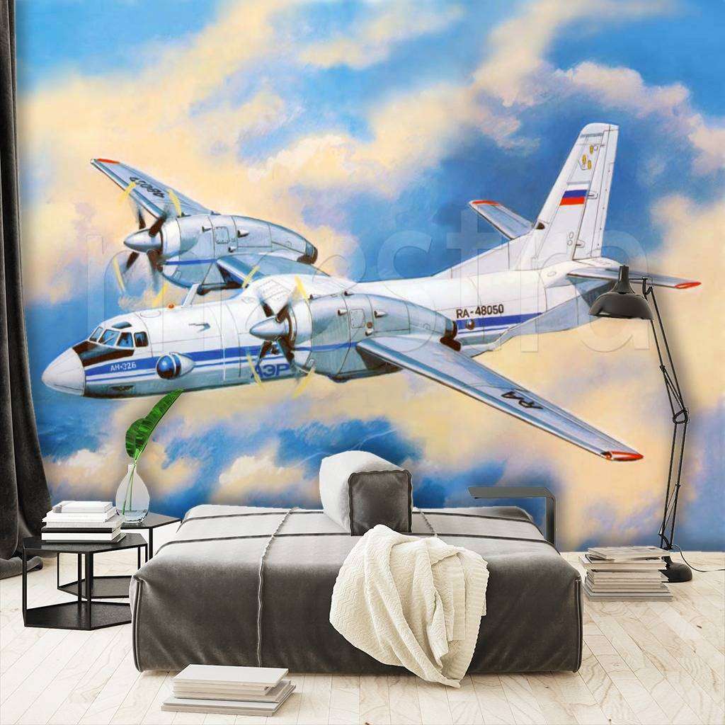 Фотообои Пассажирский самолет  4-388