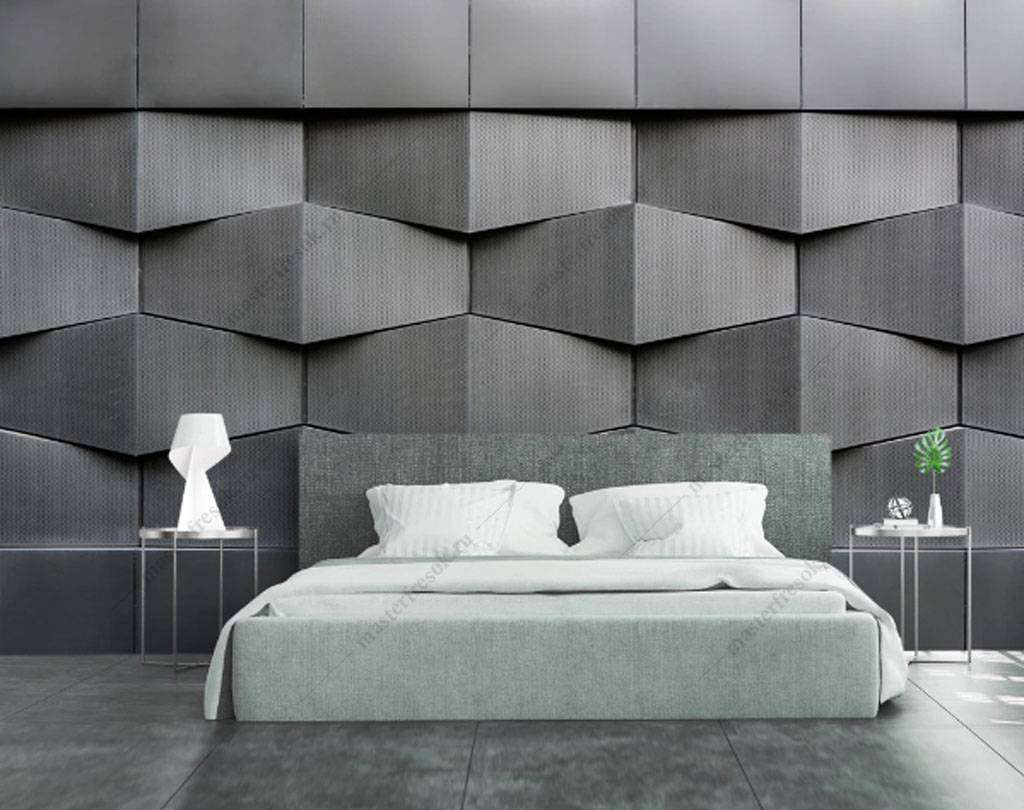 Фотообои в интерьере рельефная стена  15-816 фото