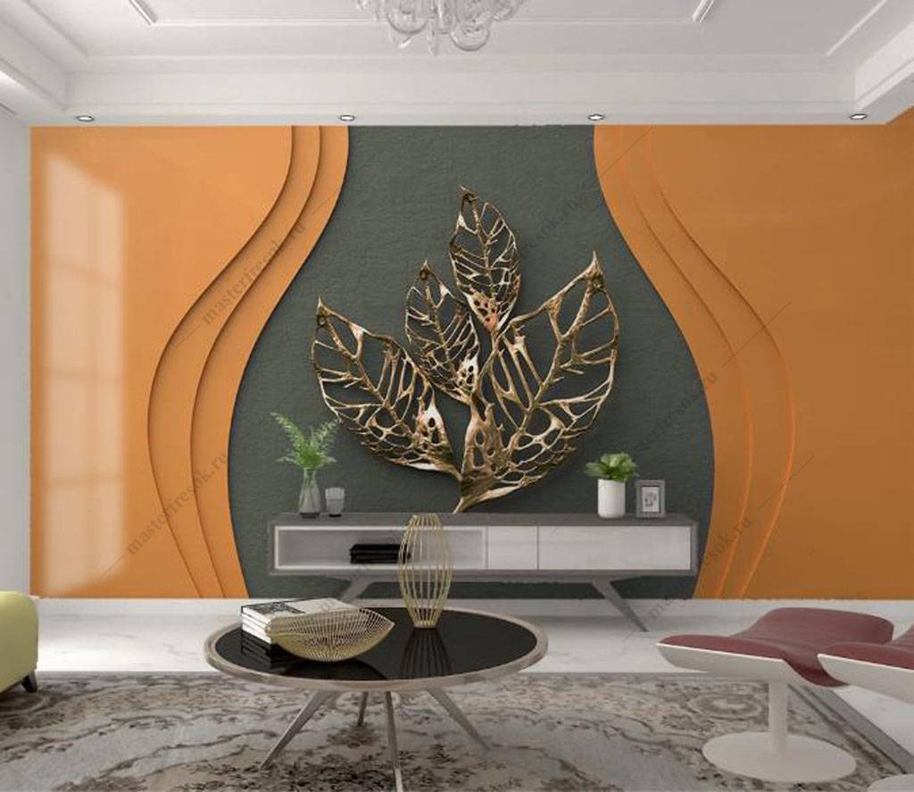 Фотообои Филигрань листочек  16-071