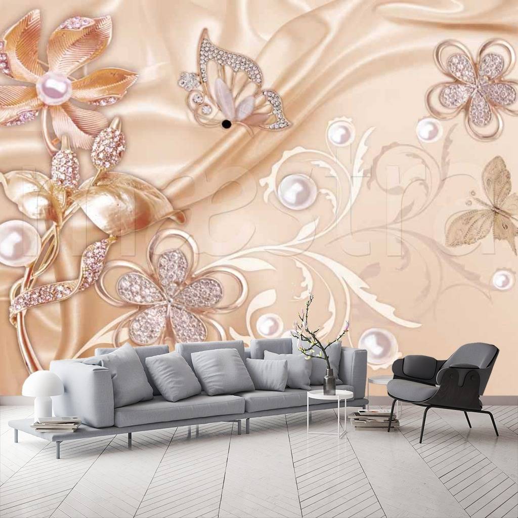 Фотообои Цветочные мотивы в розовых тонах  7-419