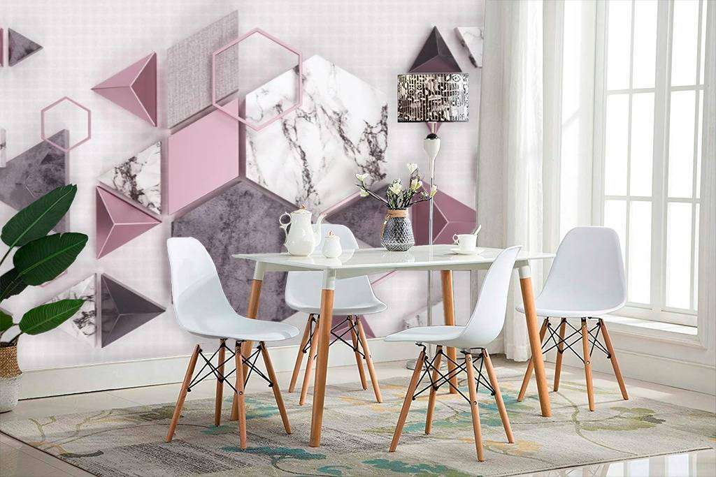 Фотообои 3д мраморные стереоскопические панели  15-477