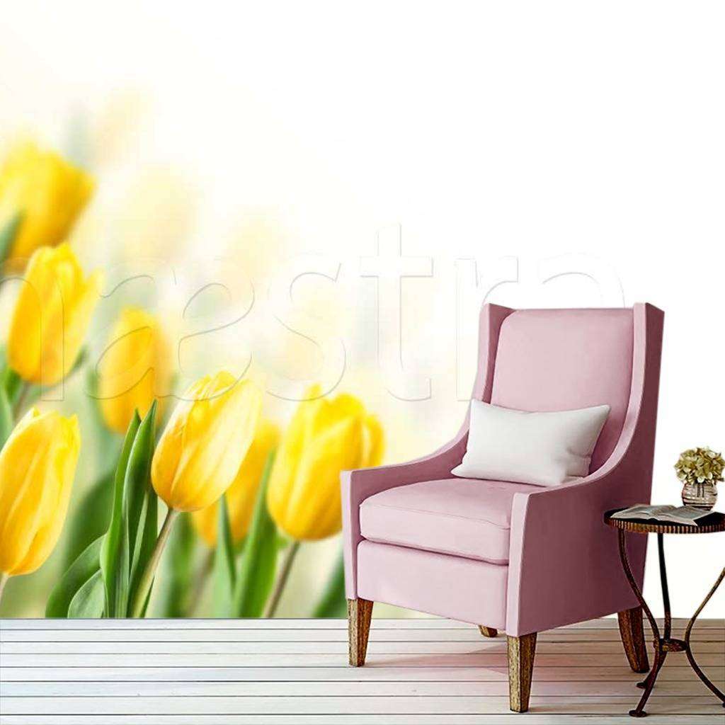 Фотообои Букет желтых тюльпанов  10-132