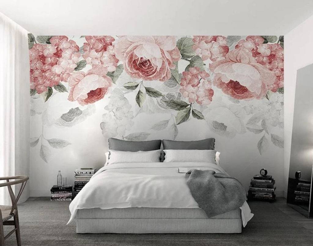 Фотообои Цветы на холсте  15-740